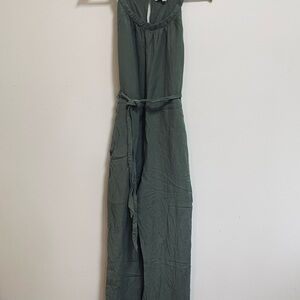 Casual Green Jumpsuit